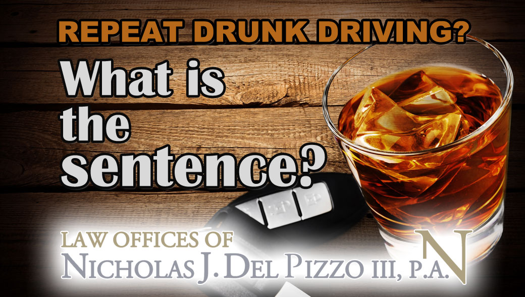 What is the sentence for repeat drunk driving in Maryland?