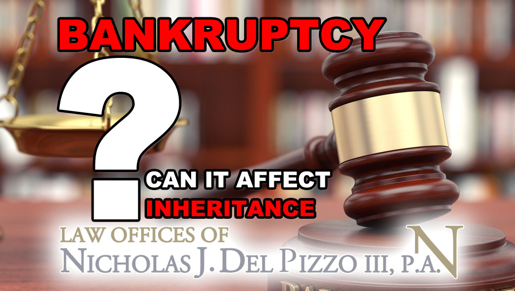 How does filing for bankruptcy affect inheritance?
